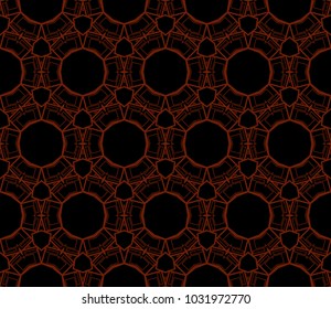 Geometric shape abstract vector illustration. Seamless pattern.