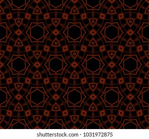 Geometric shape abstract vector illustration. Seamless pattern.