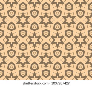 Geometric shape abstract vector illustration. Seamless pattern.