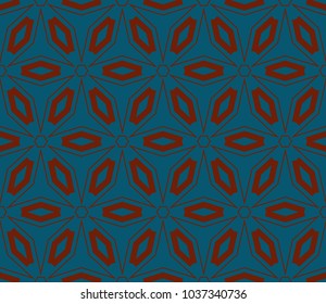 Geometric shape abstract vector illustration. Seamless pattern.