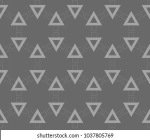 Geometric shape abstract vector illustration. Seamless pattern.