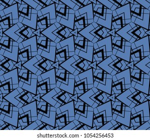Geometric shape abstract vector illustration. Seamless pattern.