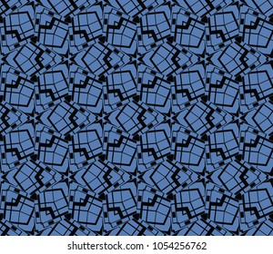 Geometric shape abstract vector illustration. Seamless pattern.