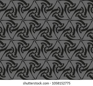 Geometric shape abstract vector illustration. Seamless pattern.