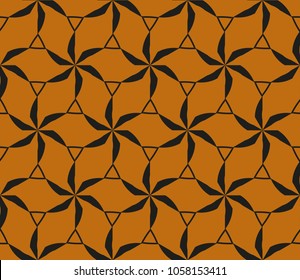 Geometric shape abstract vector illustration. Seamless pattern.