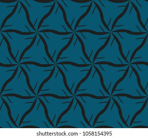 Geometric shape abstract vector illustration. Seamless pattern.