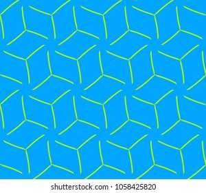 Geometric shape abstract vector illustration. Seamless pattern.