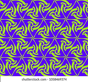 Geometric shape abstract vector illustration. Seamless pattern.