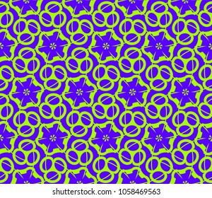 Geometric shape abstract vector illustration. Seamless pattern.