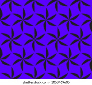 Geometric shape abstract vector illustration. Seamless pattern.