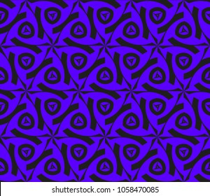 Geometric shape abstract vector illustration. Seamless pattern.