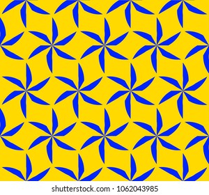 Geometric shape abstract vector illustration. Seamless pattern.