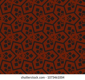 Geometric shape abstract vector illustration. Seamless pattern.