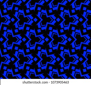 Geometric shape abstract vector illustration. Seamless pattern.