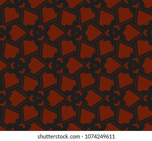 Geometric shape abstract vector illustration. Seamless pattern.