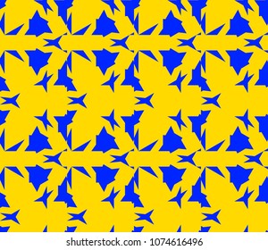 Geometric shape abstract vector illustration. Seamless pattern.
