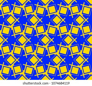 Geometric shape abstract vector illustration. Seamless pattern.