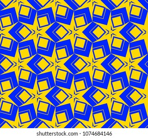 Geometric shape abstract vector illustration. Seamless pattern.