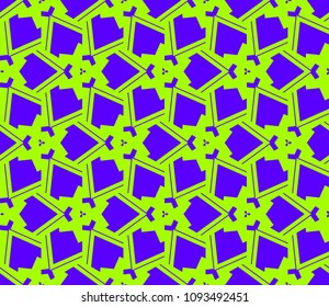 Geometric shape abstract vector illustration. Seamless pattern.