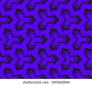 Geometric shape abstract vector illustration. Seamless pattern.