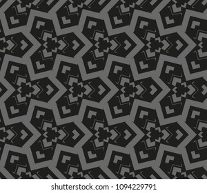Geometric shape abstract vector illustration. Seamless pattern.