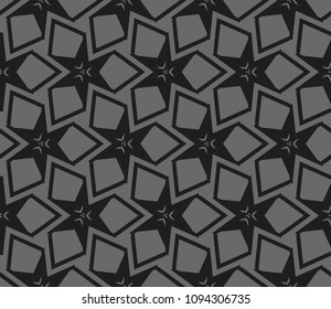 Geometric shape abstract vector illustration. Seamless pattern.