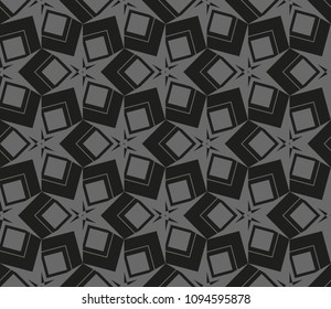 Geometric shape abstract vector illustration. Seamless pattern.