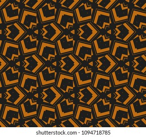 Geometric shape abstract vector illustration. Seamless pattern.
