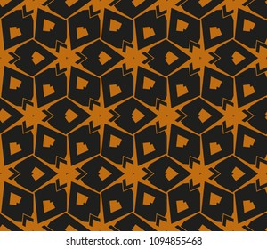 Geometric shape abstract vector illustration. Seamless pattern.