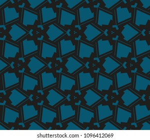 Geometric shape abstract vector illustration. Seamless pattern.