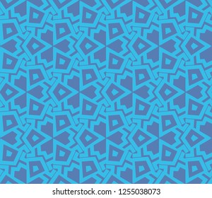 Geometric shape abstract vector illustration. Seamless pattern.