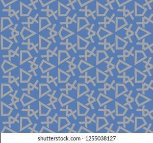 Geometric shape abstract vector illustration. Seamless pattern.