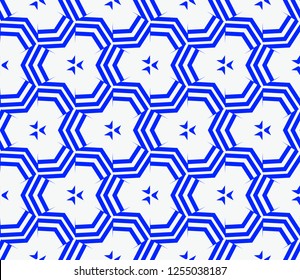Geometric shape abstract vector illustration. Seamless pattern.