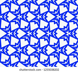 Geometric shape abstract vector illustration. Seamless pattern.