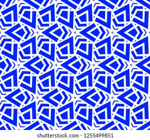 Geometric shape abstract vector illustration. Seamless pattern.