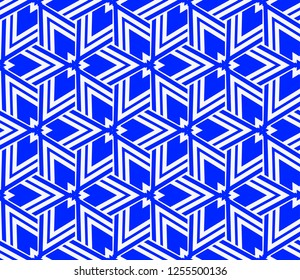 Geometric shape abstract vector illustration. Seamless pattern.