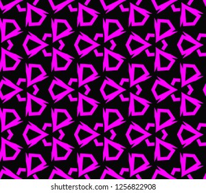 Geometric shape abstract vector illustration. Seamless pattern.
