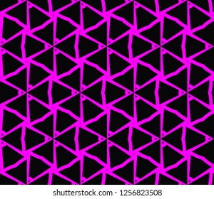 Geometric shape abstract vector illustration. Seamless pattern.
