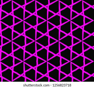 Geometric shape abstract vector illustration. Seamless pattern.