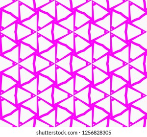 Geometric shape abstract vector illustration. Seamless pattern.