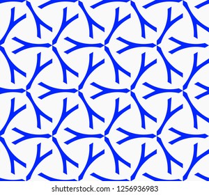 Geometric shape abstract vector illustration. Seamless pattern.