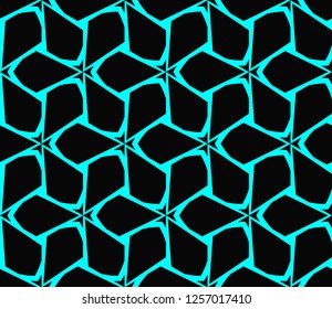 Geometric shape abstract vector illustration. Seamless pattern.
