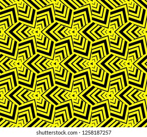 Geometric shape abstract vector illustration. Seamless pattern.