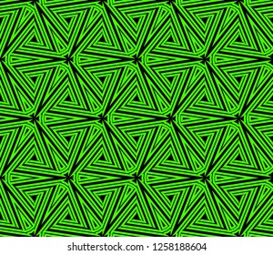 Geometric shape abstract vector illustration. Seamless pattern.