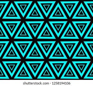 Geometric shape abstract vector illustration. Seamless pattern.