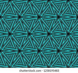 Geometric shape abstract vector illustration. Seamless pattern.