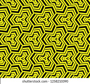 Geometric shape abstract vector illustration. Seamless pattern.