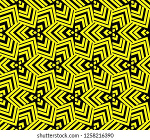 Geometric shape abstract vector illustration. Seamless pattern.