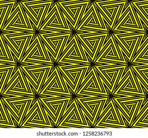 Geometric shape abstract vector illustration. Seamless pattern.