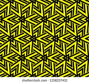 Geometric shape abstract vector illustration. Seamless pattern.